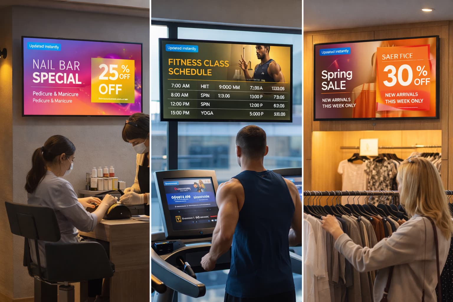 Update every screen, everywhere